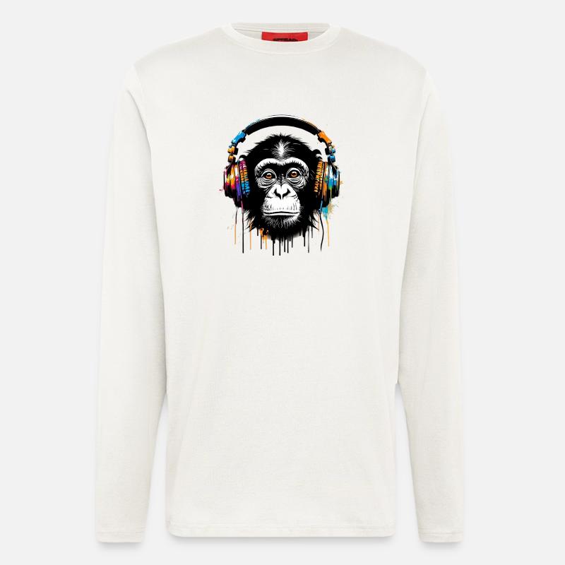 Monkey - Longsleeve - made by SPREAD  - OFF WHITE