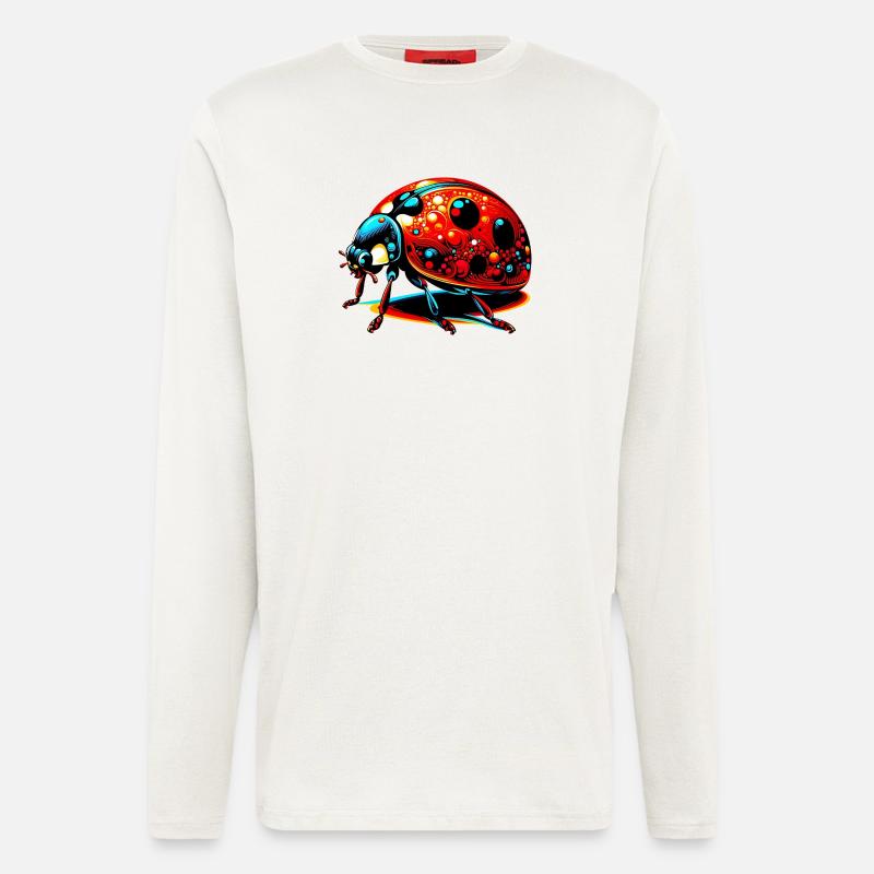 Marienkäfer - Langarmshirt - made by SPREAD  - OFF WHITE