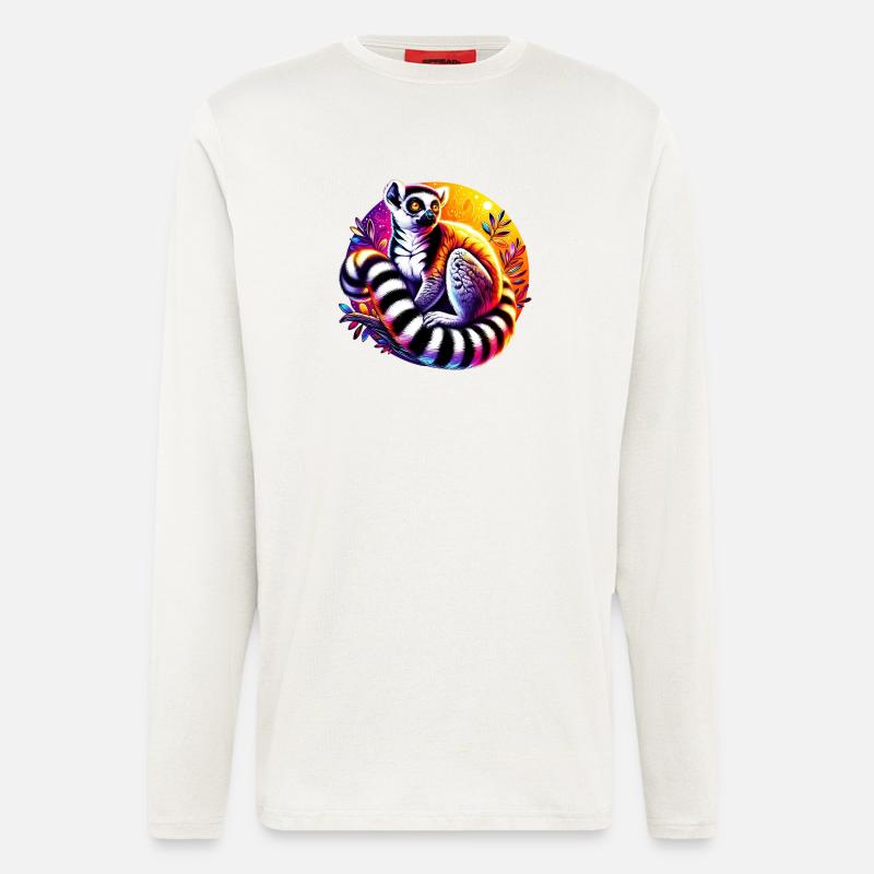 Lemur - Langarmshirt - made by SPREAD  - OFF WHITE