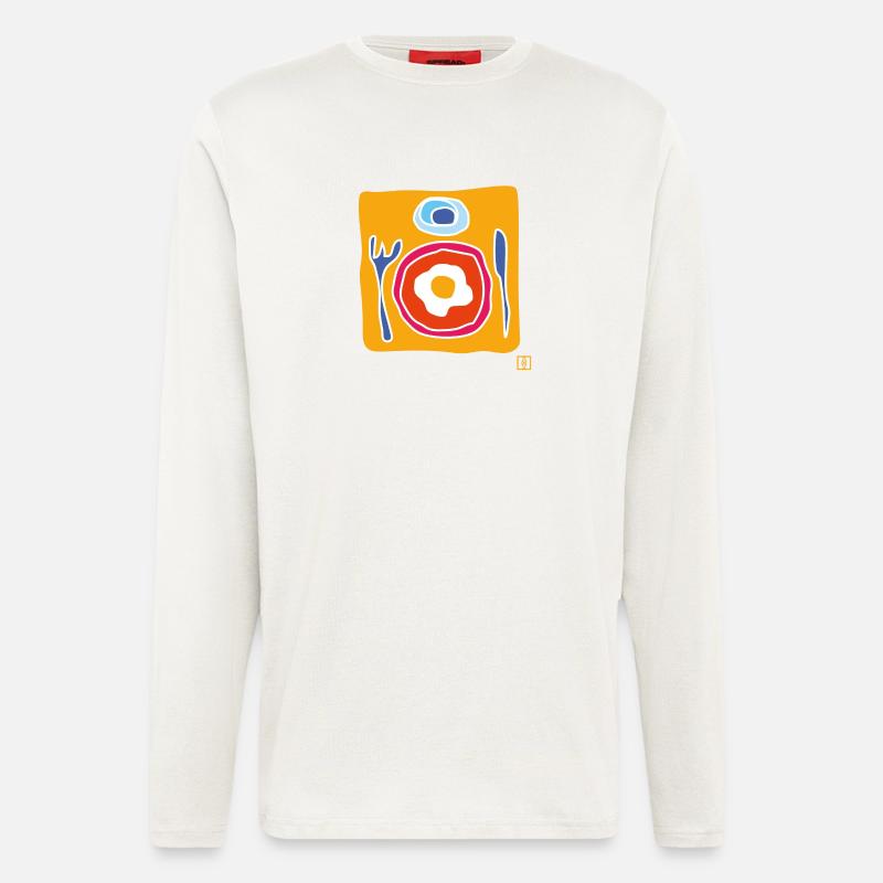 egg - Longsleeve - made by SPREAD - OFF WHITE