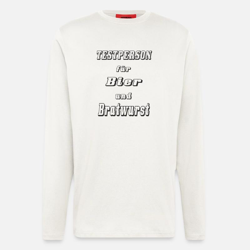 Testperson 1 - Langarmshirt - made by SPREAD  - OFF WHITE