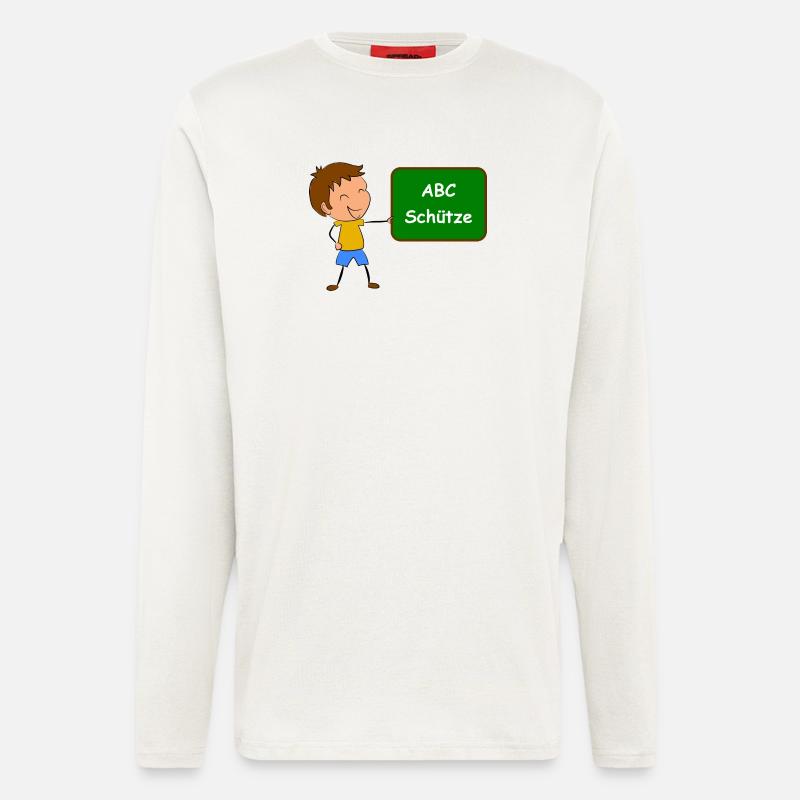 Einschulung ABC Schütze - Langarmshirt - made by SPREAD  - OFF WHITE