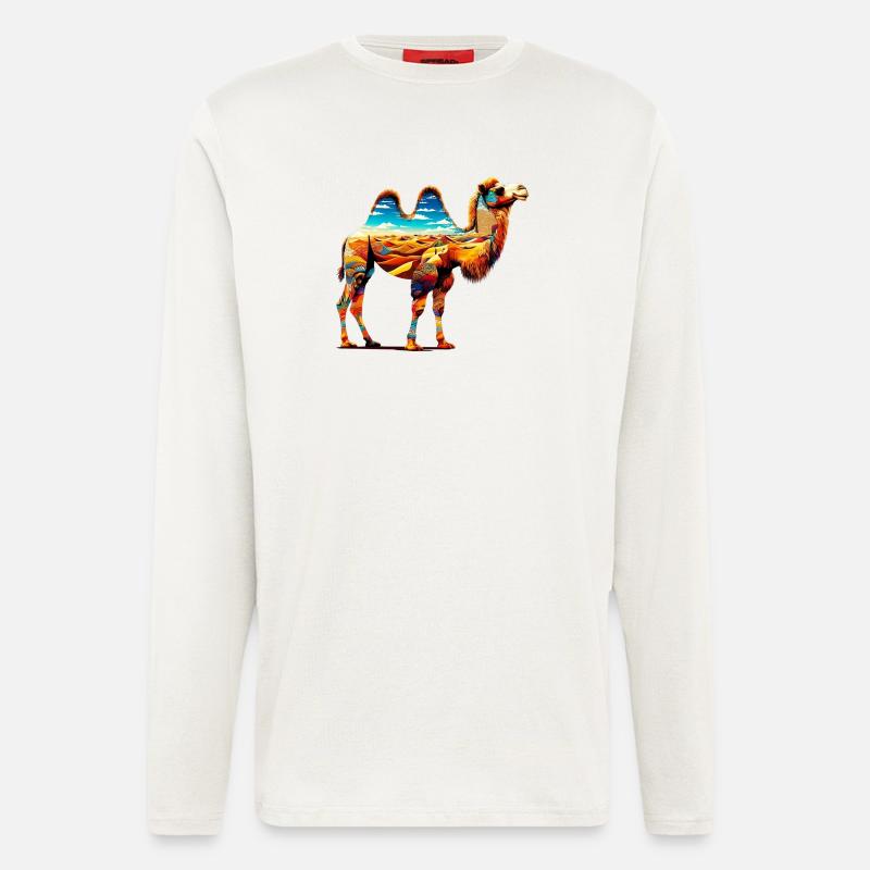 Kamel - Langarmshirt - made by SPREAD  - OFF WHITE