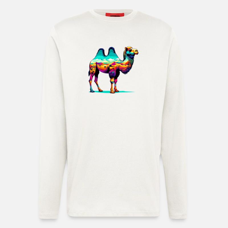 Kamel - Langarmshirt - made by SPREAD  - OFF WHITE