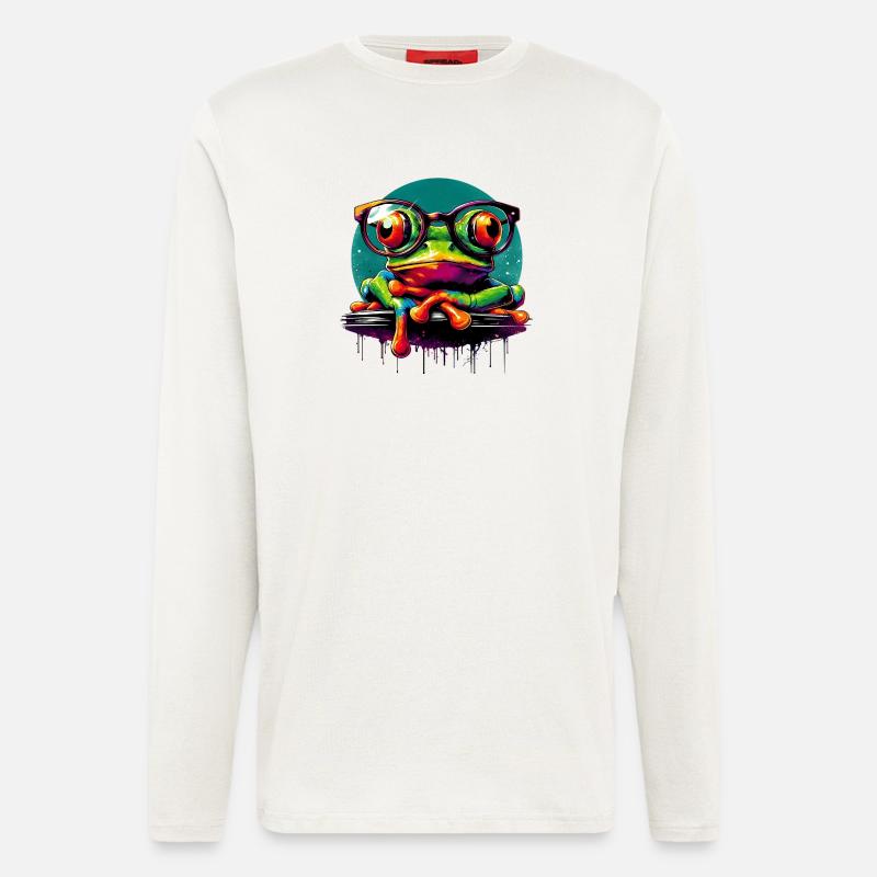 Frosch - Langarmshirt - made by SPREAD  - OFF WHITE