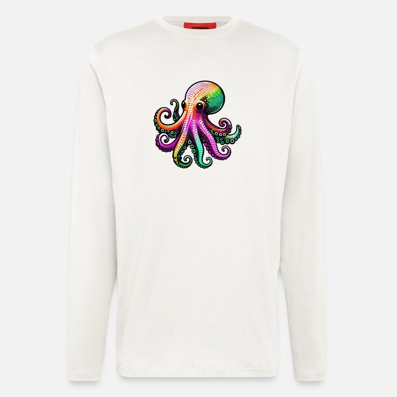 Octopus - Longsleeve - made by SPREAD - OFF WHITE