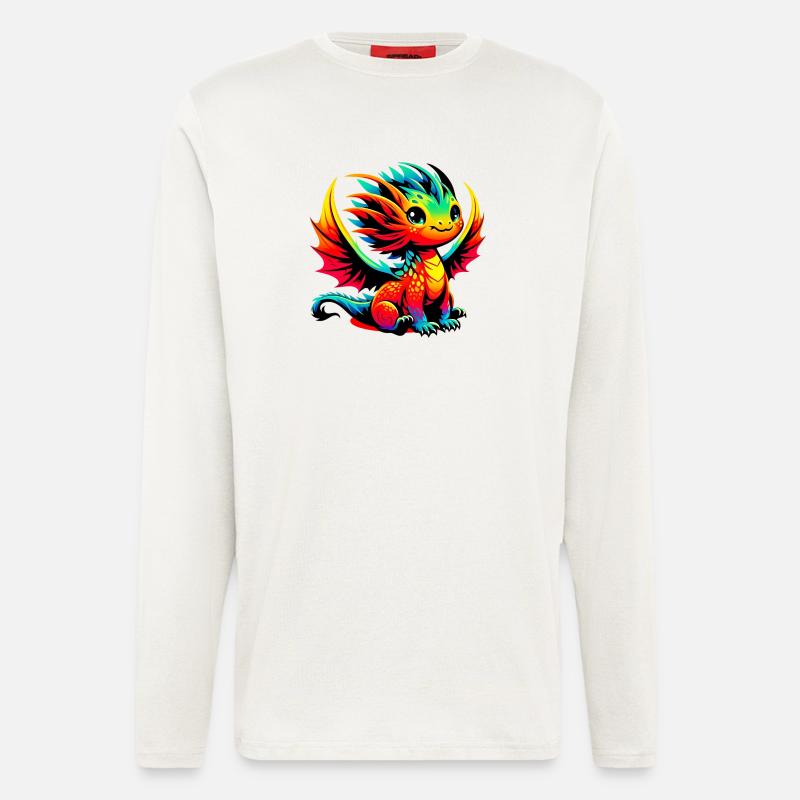 Drache - Langarmshirt - made by SPREAD  - OFF WHITE