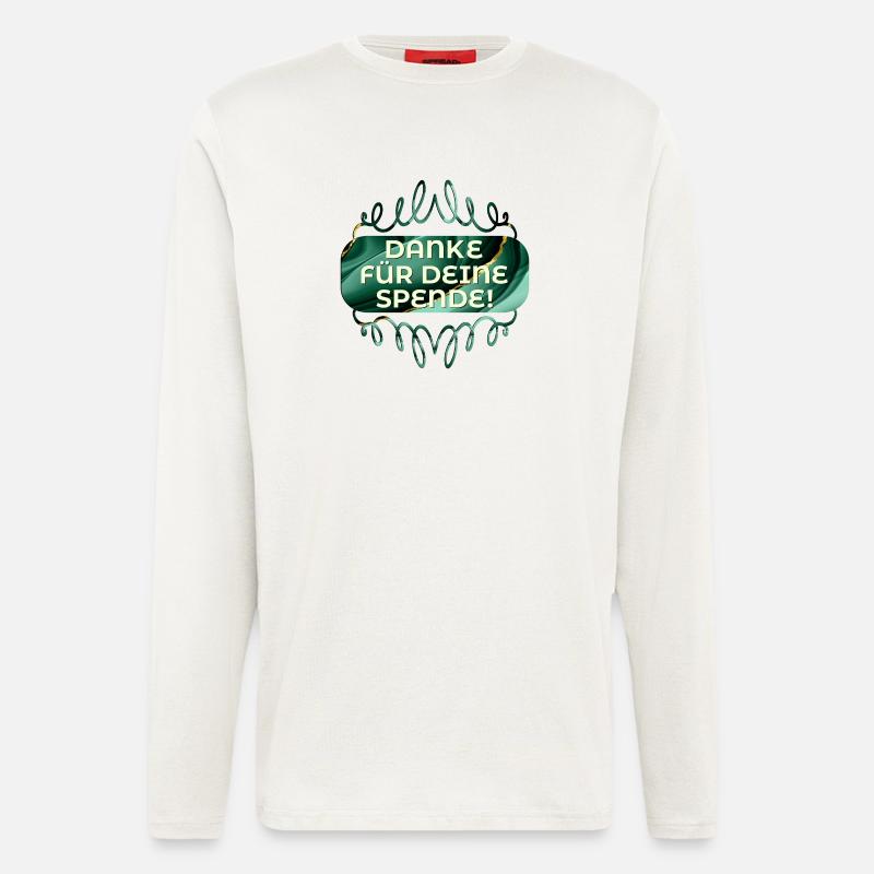 DANKE SPENDE - Langarmshirt - made by SPREAD  - OFF WHITE