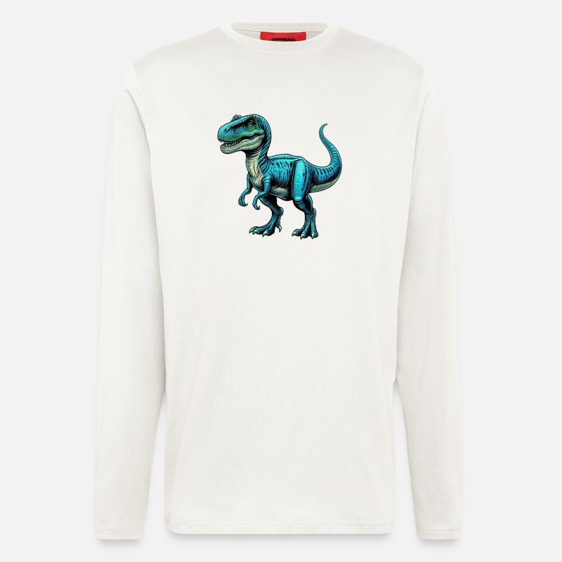 Dinosaur - Longsleeve - made by SPREAD  - OFF WHITE
