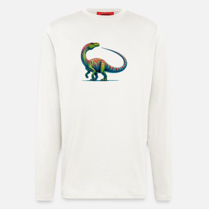 Dinosaur - Longsleeve - made by SPREAD  - OFF WHITE