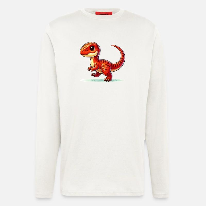 Dinosaurier - Langarmshirt - made by SPREAD  - OFF WHITE