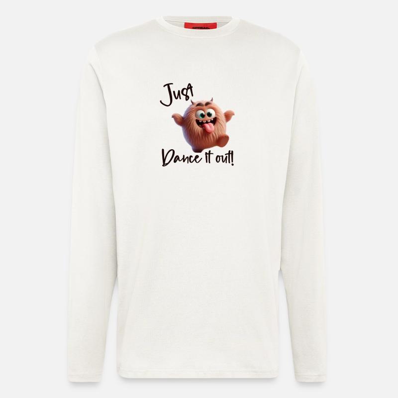 Tanzen Sie es einfach aus! - Langarmshirt - made by SPREAD - OFF WHITE