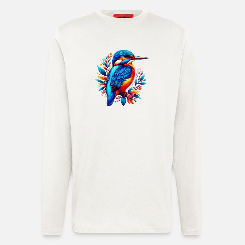 Eisvogel - Langarmshirt - made by SPREAD  - OFF WHITE