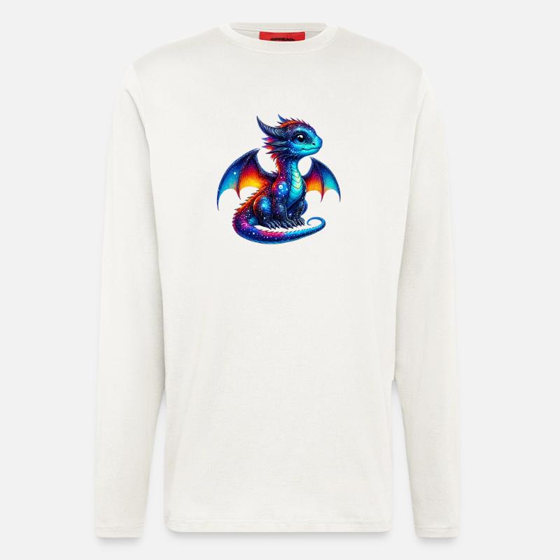 Drache - Langarmshirt - made by SPREAD  - OFF WHITE