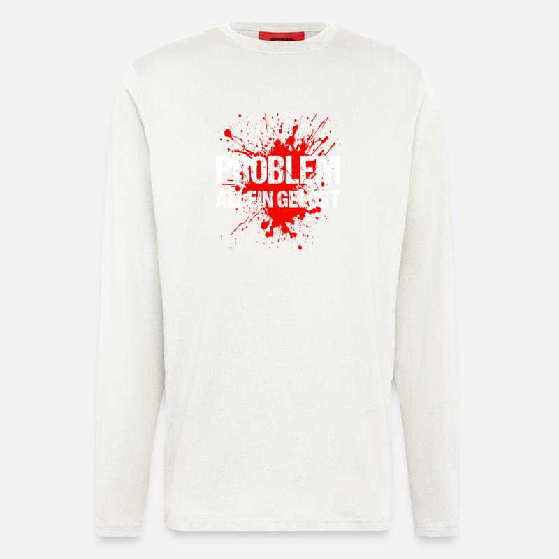 Problem gelöst - Langarmshirt - made by SPREAD  - OFF WHITE