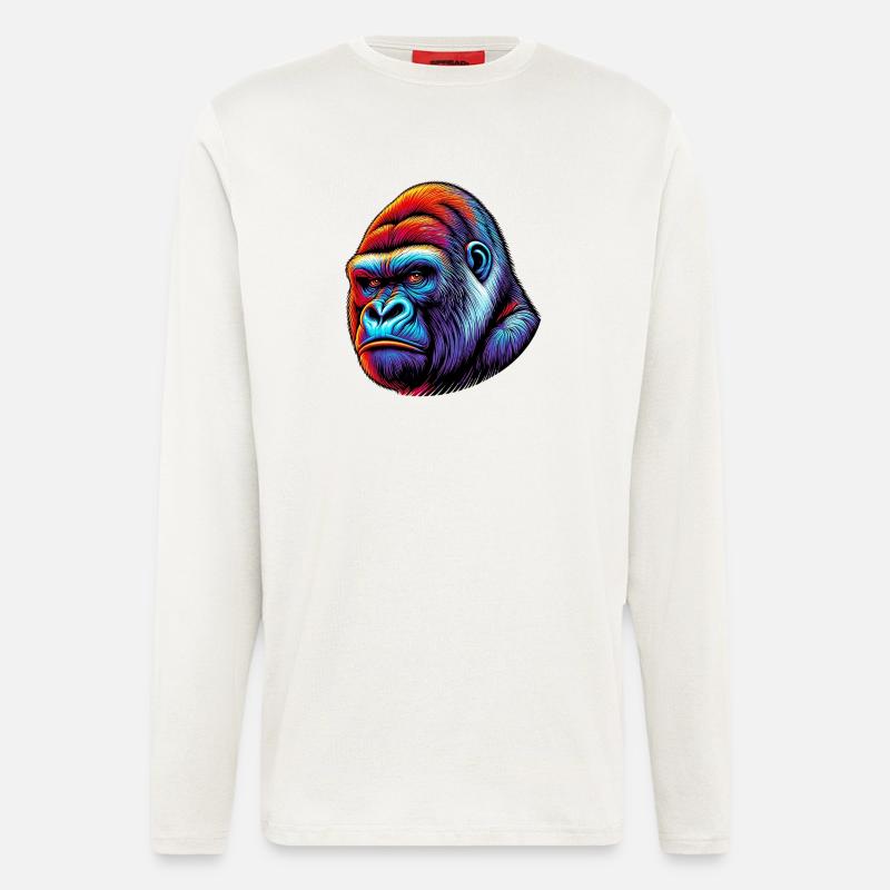Gorilla - Longsleeve - made by SPREAD  - OFF WHITE