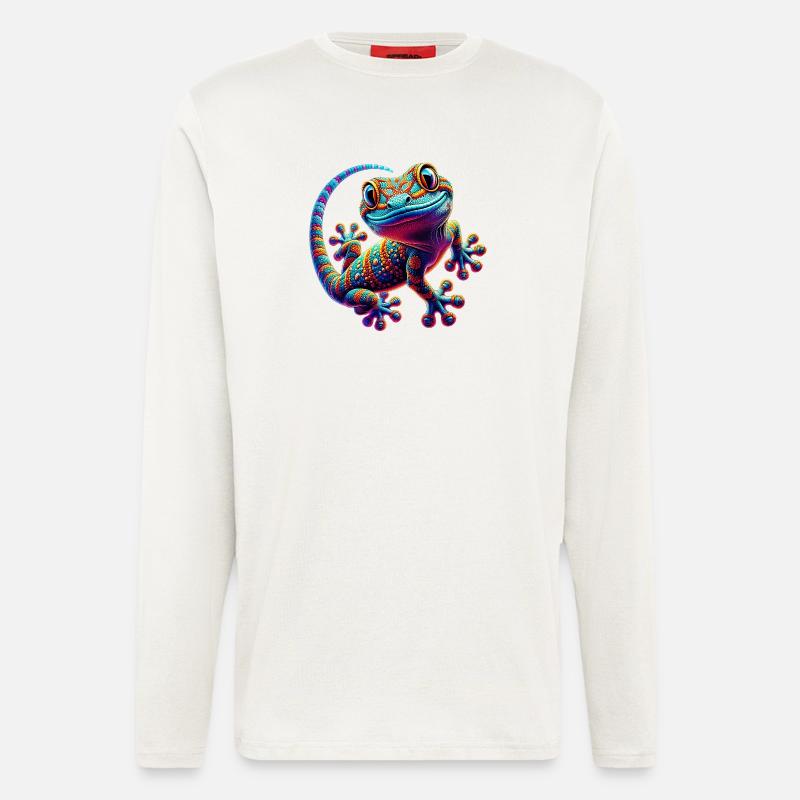 Gecko - Langarmshirt - made by SPREAD  - OFF WHITE