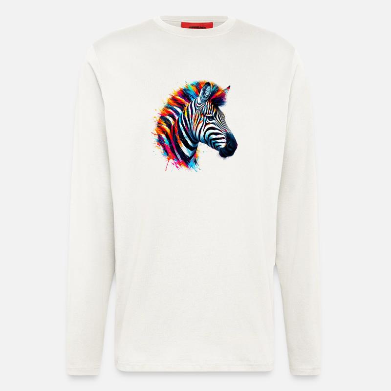 Zebra - Longsleeve - made by SPREAD  - OFF WHITE
