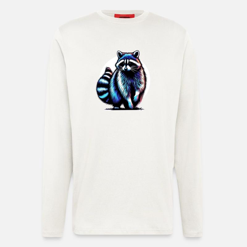 Raccoon - Longsleeve - made by SPREAD  - OFF WHITE