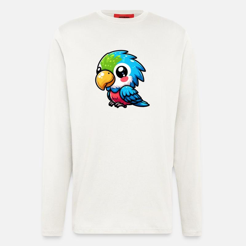 Papagei - Langarmshirt - made by SPREAD  - OFF WHITE