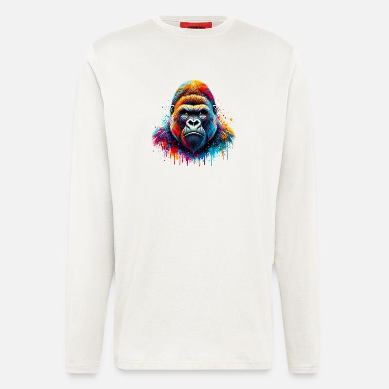 Gorilla - Longsleeve - made by SPREAD  - OFF WHITE