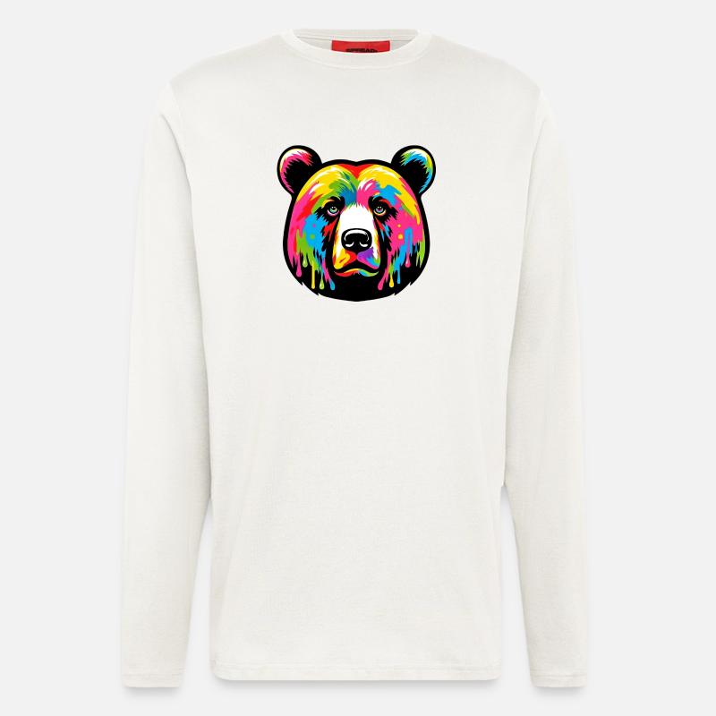 Bär - Langarmshirt - made by SPREAD  - OFF WHITE