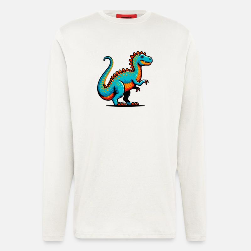 Dinosaurier - Langarmshirt - made by SPREAD  - OFF WHITE