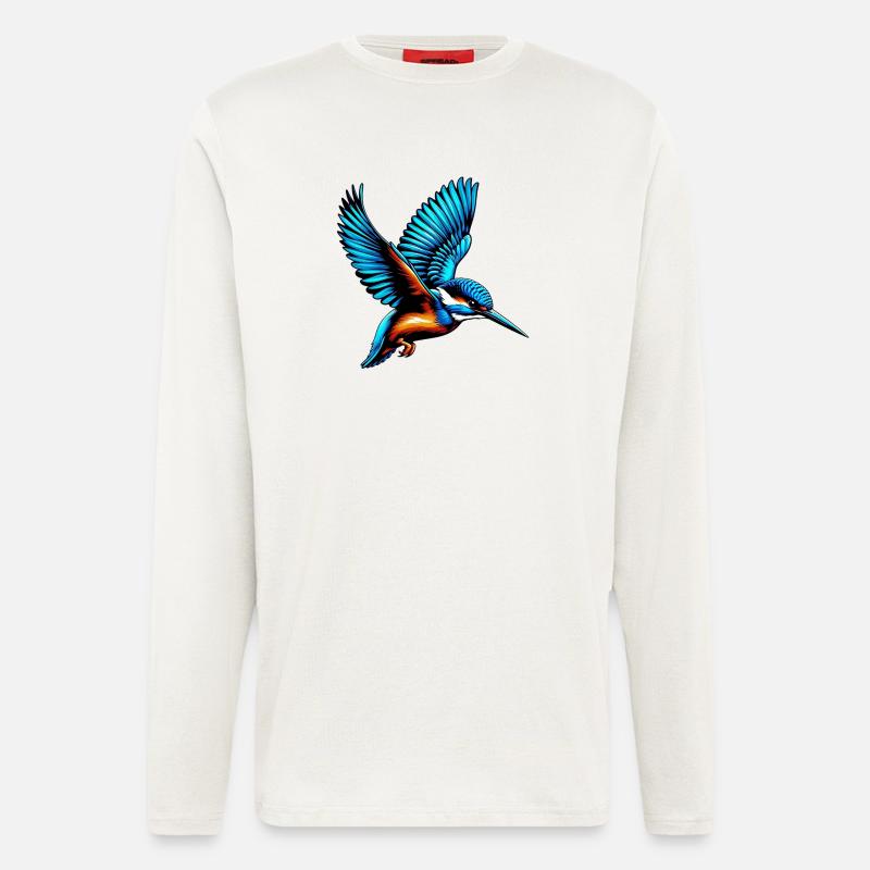 Eisvogel - Langarmshirt - made by SPREAD  - OFF WHITE