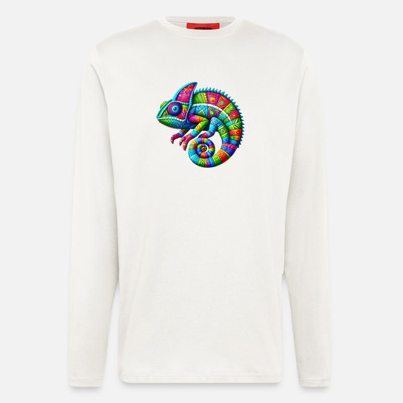 Chameleon - Longsleeve - made by SPREAD  - OFF WHITE