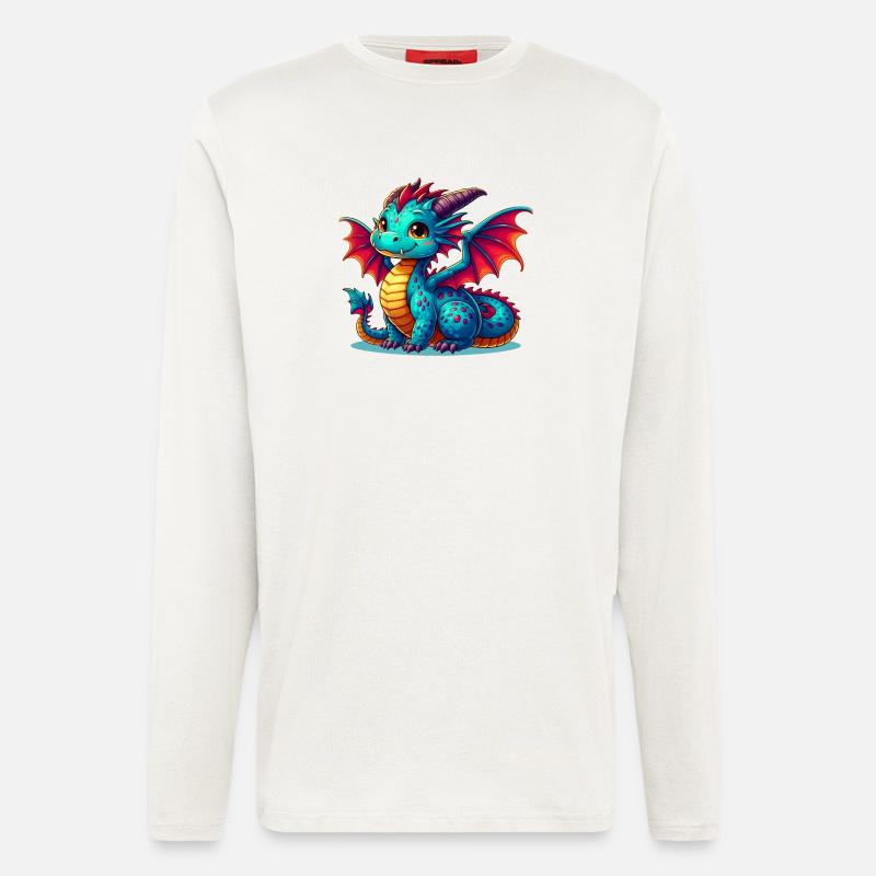 Drache - Langarmshirt - made by SPREAD  - OFF WHITE