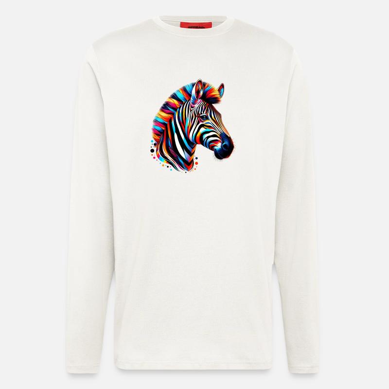 Zebra - Longsleeve - made by SPREAD  - OFF WHITE