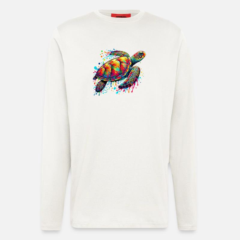 Turtle - Longsleeve - made by SPREAD  - OFF WHITE