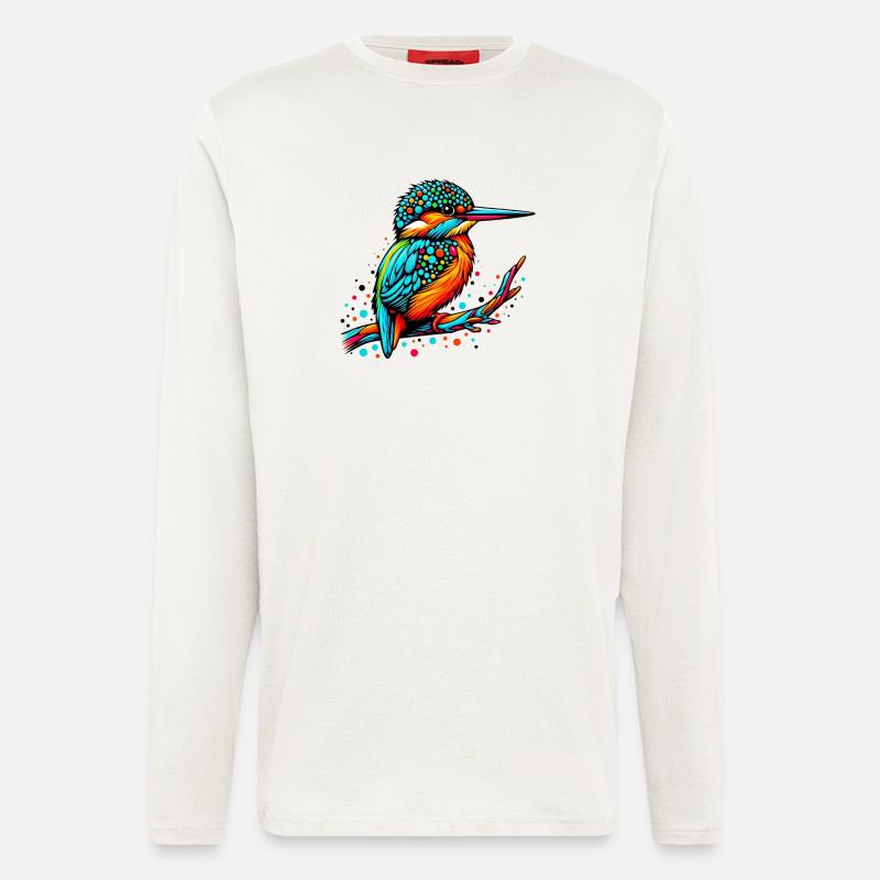 Eisvogel - Langarmshirt - made by SPREAD  - OFF WHITE