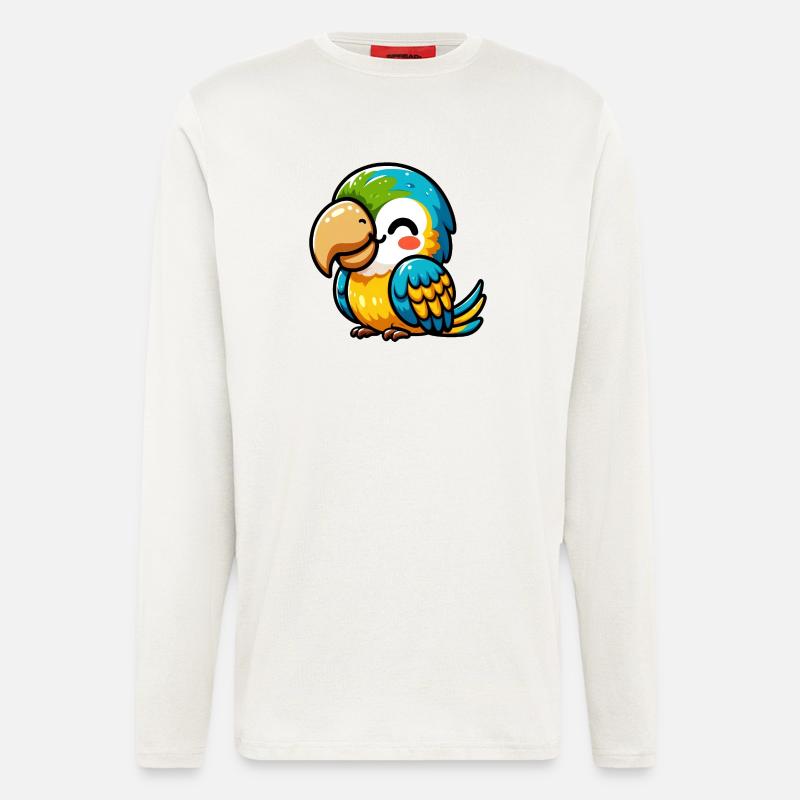 Papagei - Langarmshirt - made by SPREAD  - OFF WHITE