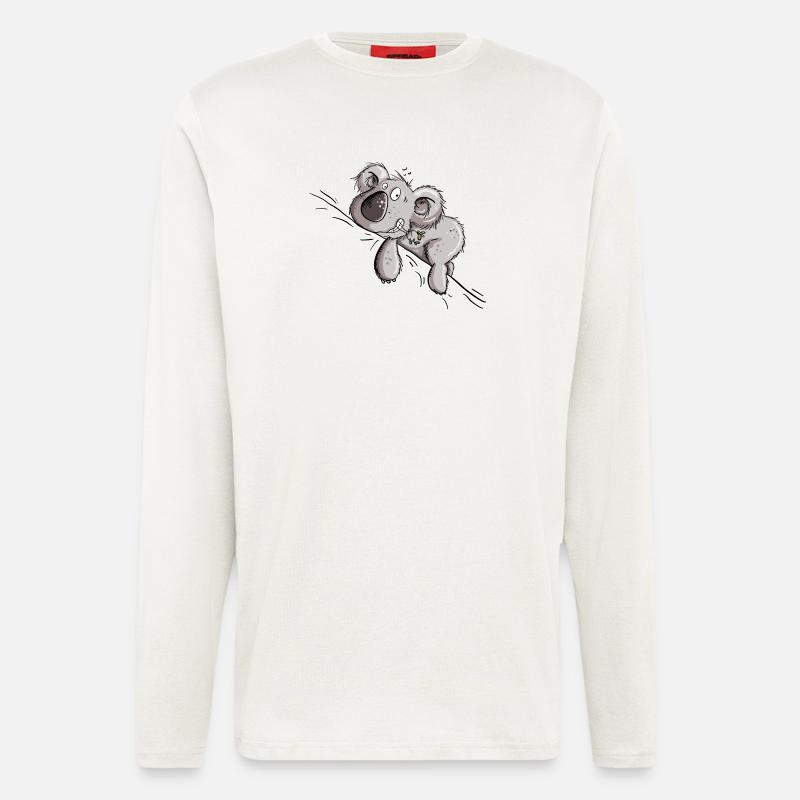 Drolliger Koala Bär - Langarmshirt - made by SPREAD  - OFF WHITE