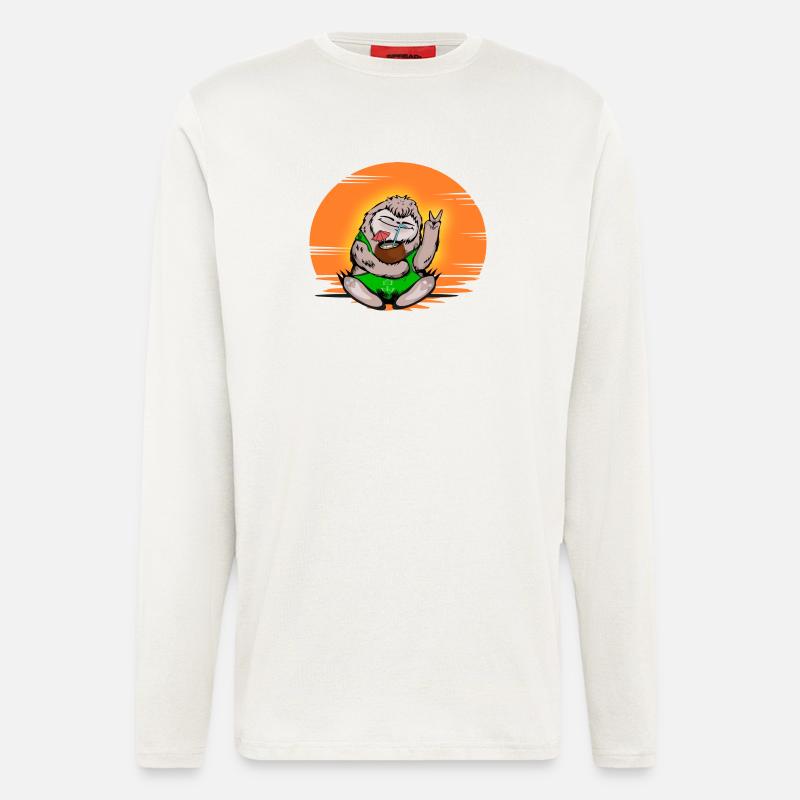 Faultier - Langarmshirt - made by SPREAD  - OFF WHITE