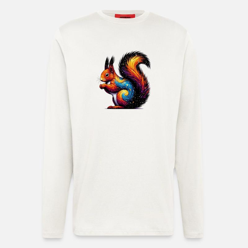 Squirrel - Longsleeve - made by SPREAD  - OFF WHITE