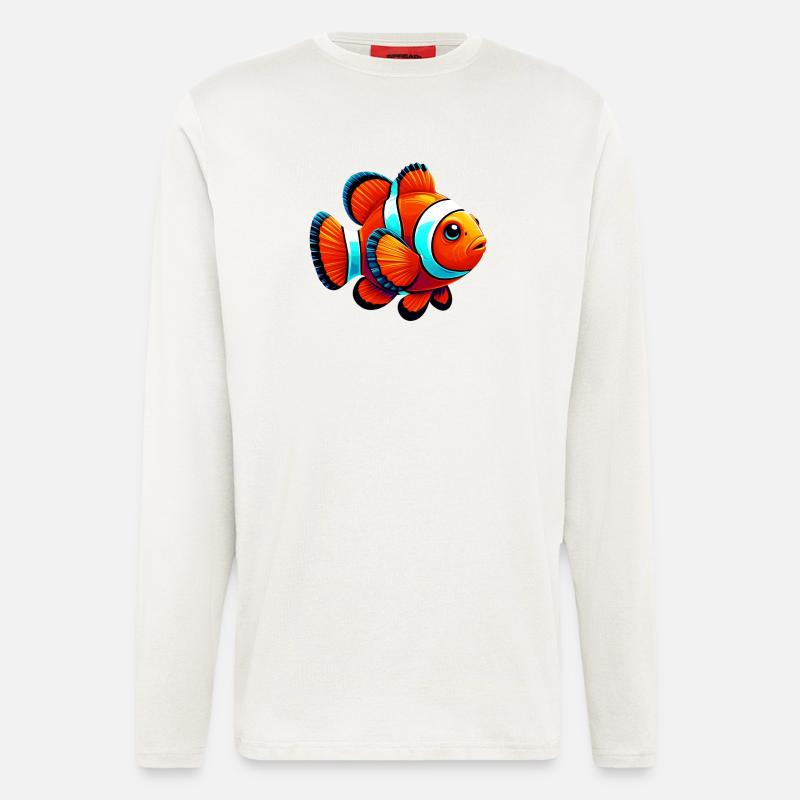 Clownfisch - Langarmshirt - made by SPREAD  - OFF WHITE