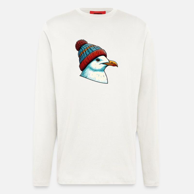 Möwe - Langarmshirt - made by SPREAD  - OFF WHITE