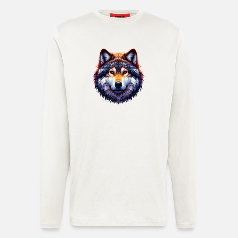Wolf - Longsleeve - made by SPREAD  - OFF WHITE