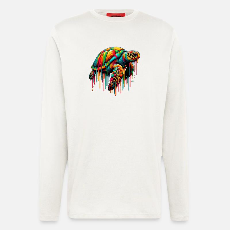 Turtle - Longsleeve - made by SPREAD  - OFF WHITE
