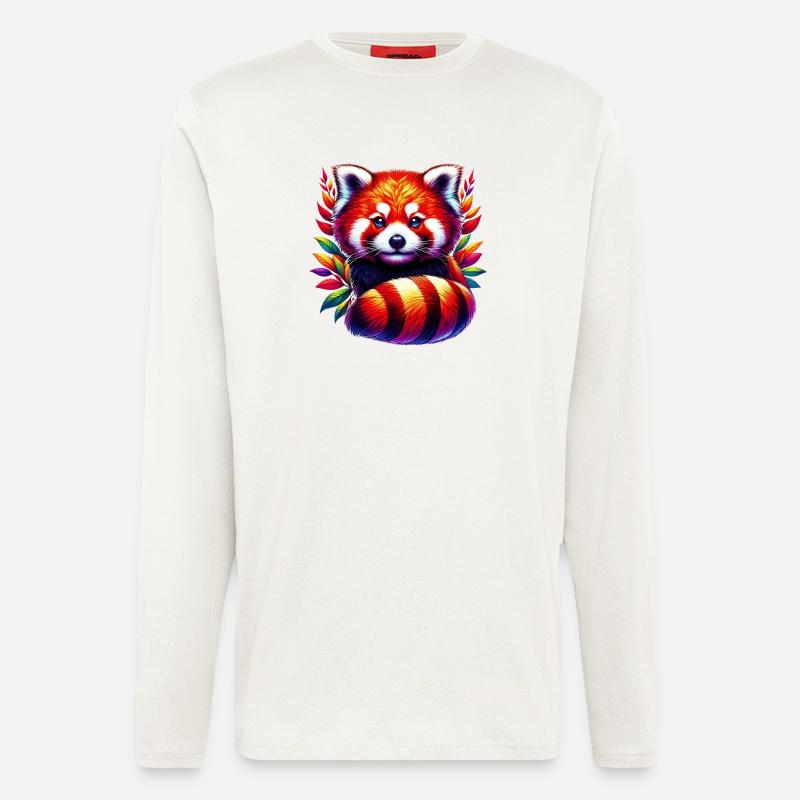 Kleiner Panda - Langarmshirt - made by SPREAD  - OFF WHITE