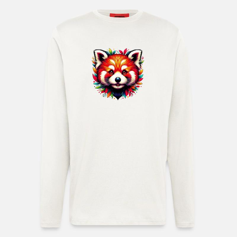 Kleiner Panda - Langarmshirt - made by SPREAD  - OFF WHITE