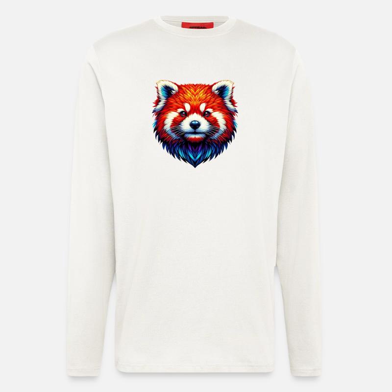 Kleiner Panda - Langarmshirt - made by SPREAD  - OFF WHITE