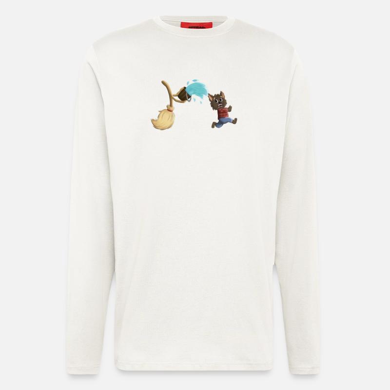 The sorcerer's apprentice as werewolf - Longsleeve - made by SPREAD - OFF WHITE