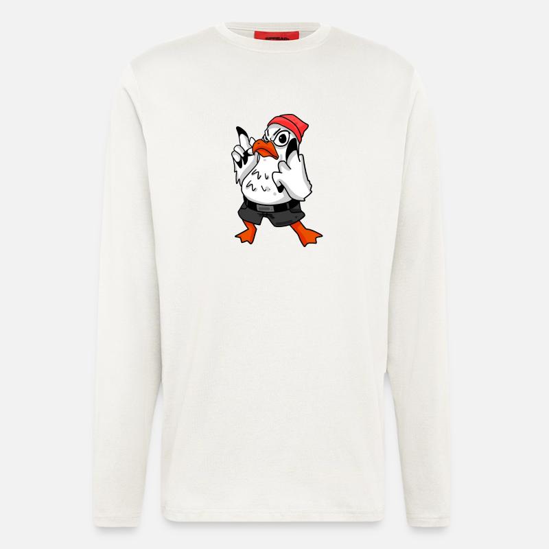 Seagull Cool - Longsleeve - made by SPREAD  - OFF WHITE