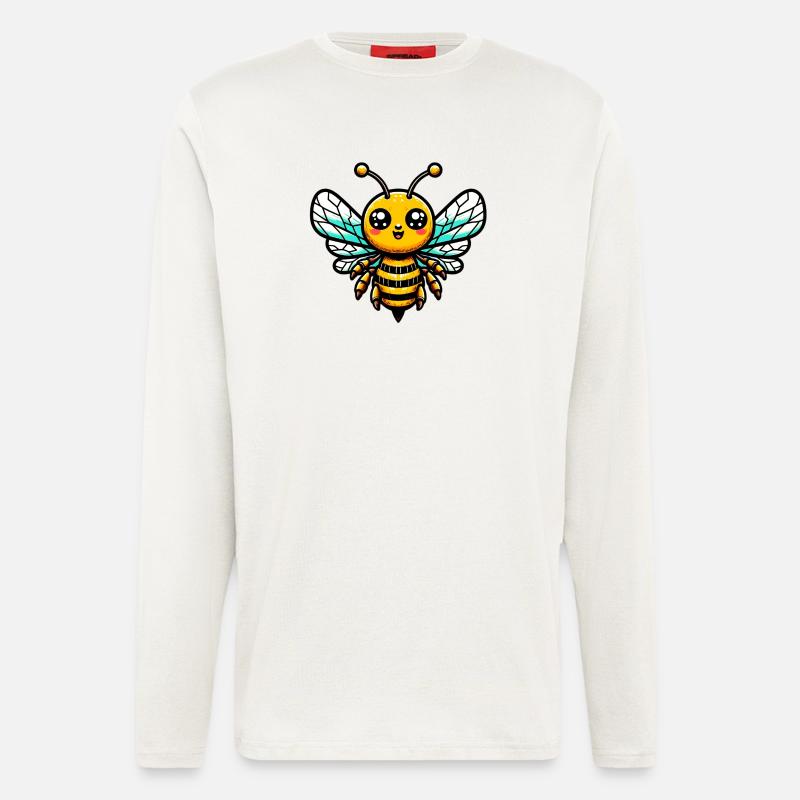 Biene - Langarmshirt - made by SPREAD  - OFF WHITE