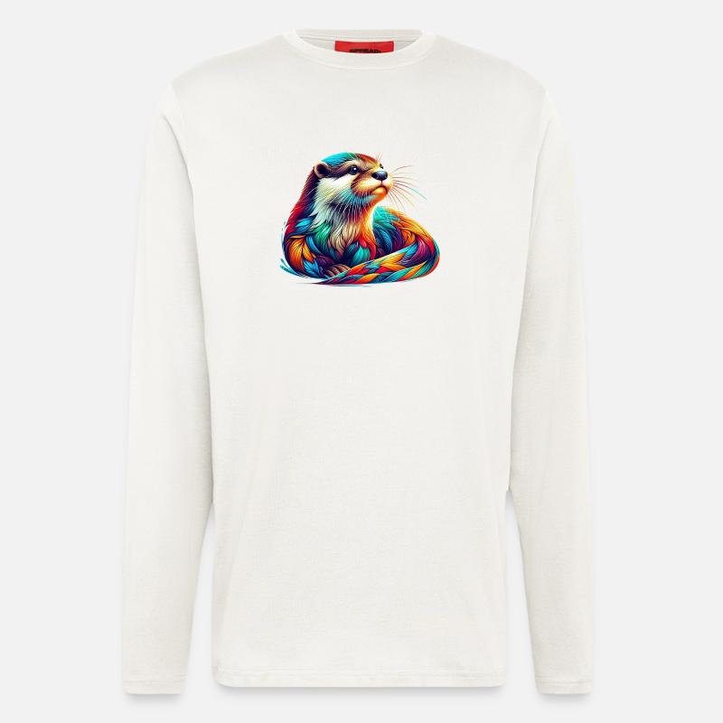 Otter - Langarmshirt - made by SPREAD  - OFF WHITE