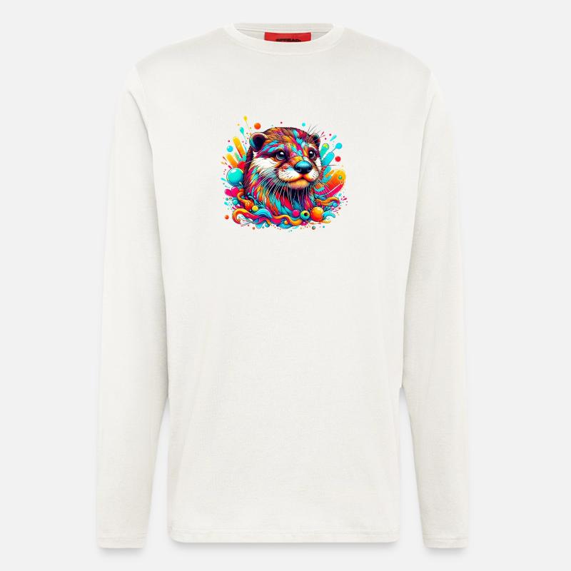 Otter - Langarmshirt - made by SPREAD  - OFF WHITE
