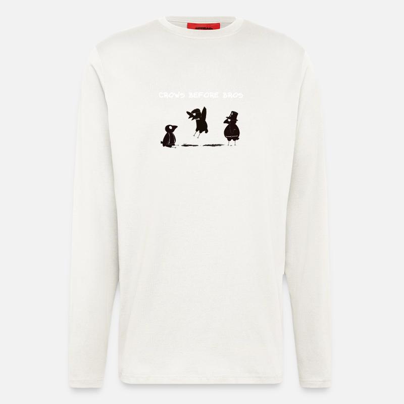 crows before bros - Longsleeve - made by SPREAD  - OFF WHITE